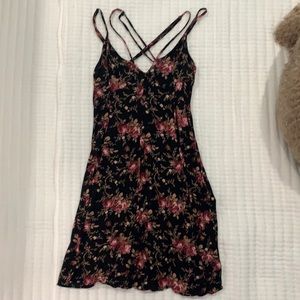 Floral black and pink American Eagle Dress